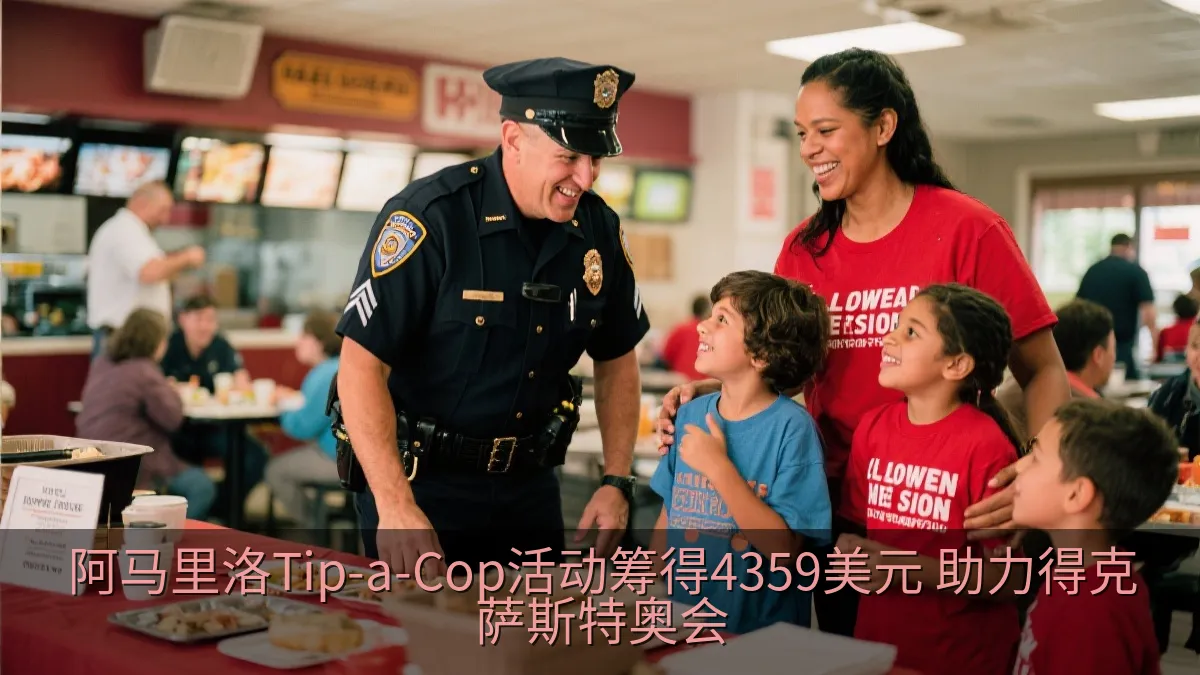 阿马里洛Tip-a-Cop活动筹得4359美元 助力得克萨斯特奥会