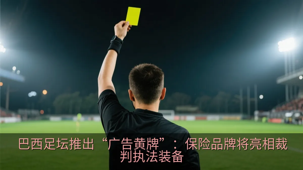 巴西足坛推出“广告黄牌”：保险品牌将亮相裁判执法装备